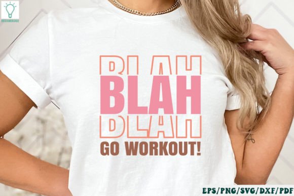 Blah Go Workout Retro SVG Review
