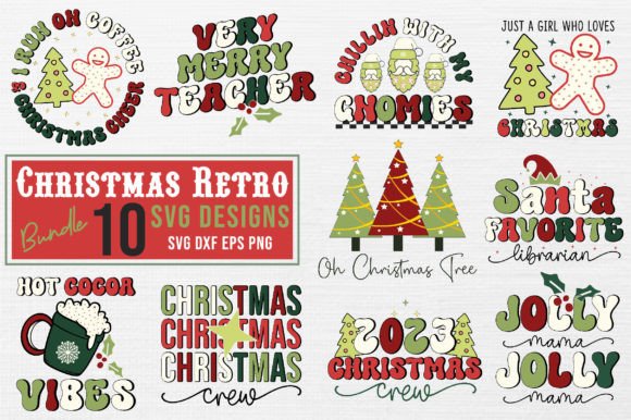 Christmas Bundle Retro Svg Review