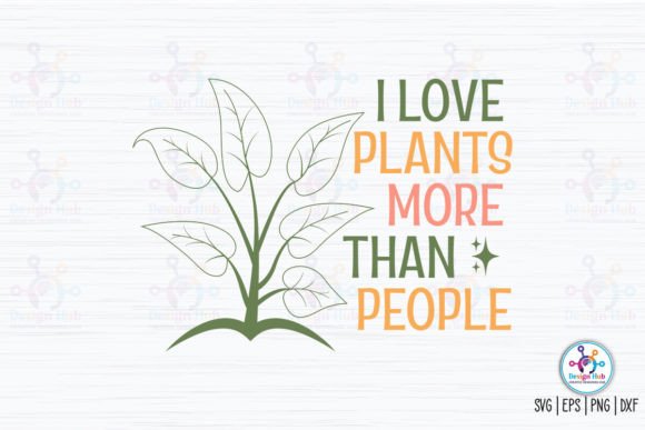 I Love Plants More Than People Retro SVG Review