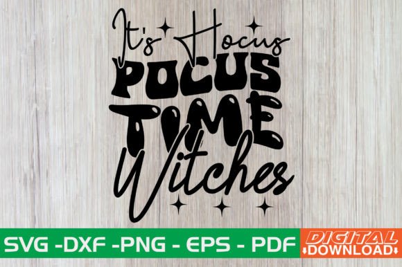 Its Hocus Pocus Time Witches Retro SVG Review