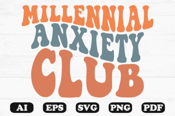 Millennial Anxiety Club Retro SVG Shirt Review