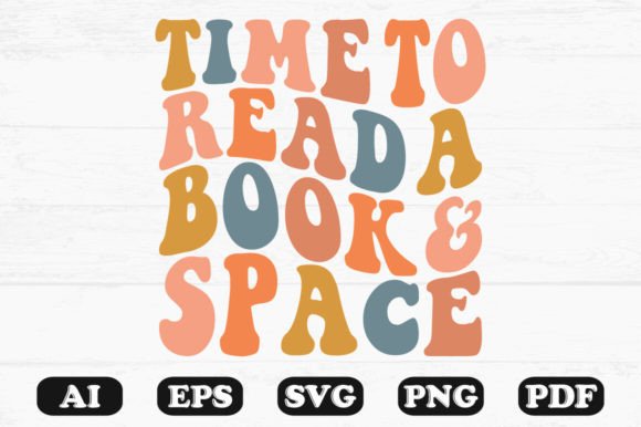 Time to Read a Book and Space Retro SVG Review